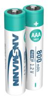 5035332 Ansmann MaxE NiMH Rechargeable AAA Battery, 800mAh, 1.2V