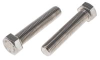 276-752 RS PRO Stainless Steel, Hex Bolt, M20 x 100mm