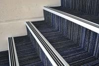 174-5941 RS PRO Black Stair Nosing Aluminum, Quartz Sand Nosing 900mm x 76mm x 5mm