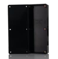1591hbk Hammond 1591 Series Black Flame Retardant ABS Enclosure, IP54, Black Lid, 166 x 71 x 29mm