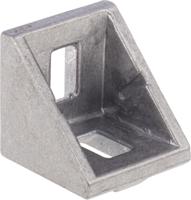 180-9136 RS PRO Angle Bracket, Connecting Component, Strut Profile 20 mm, Groove Size 5mm