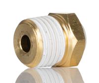 kq2h06-02as SMC Pneumatic Straight Threaded-to-Tube Adapter, R 1/4 Male, Push In 6 mm