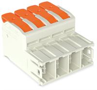 832-1204 Wago 10.16mm Pitch 4 Way Pluggable Terminal Block, Plug