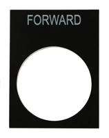 175-3958 RS PRO Legend Plate for Use with Ptec Push Button, Forward