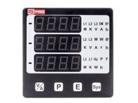 136-5384 RS PRO LED Digital Panel Multi-Function Meter, 92mm x 92mm