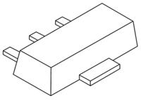 bcx56-16115 Nexperia BCX56-16,115 NPN Transistor, 1 A, 80 V, 3-Pin SOT-89