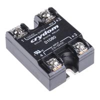 d1d80 Sensata Crydom 1-DC Series Solid State Relay, 80 A Load, Surface Mount, 100 V Load, 32 V Control