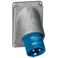 052162 Legrand IP44 2P + E Power Connector Plug, Rated At 16A, 200 → 250 V