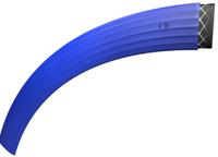 140070 TRICOFLEX TRICOFLAT PVC, Hose Pipe, 50mm ID, 54.4mm OD, Blue, 25m