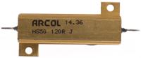 hs50-120r-j Arcol, 120Ω 50W Wire Wound Chassis Mount Resistor HS50 120R J ±5%