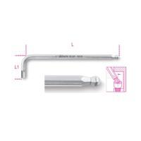96bpinox-as-316 BETA L Shape Imperial Hex Key, 3/16in