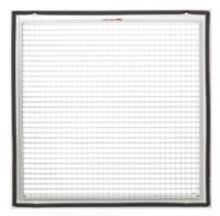 432-687 RS PRO White Aluminium Grille, Eggcrate Slat, 487 x 487mm