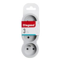 049433 Legrand French / German Multi Outlet Plug, 16A, Plug-In