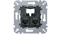 mtn4576-0002 Schneider Electric D-Life Black, Grey Electrical Socket, RJ45
