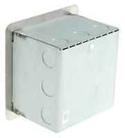emshtfco Craig & Derricott Stay Put Control Station Switch - SPDT, Stainless Steel, 9 Cutouts, Red, Emergency Stop, IP65