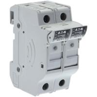 chcc2diu Eaton 30A Rail Mount Fuse Holder for 10 x 38mm Fuse, 2P, 600V ac