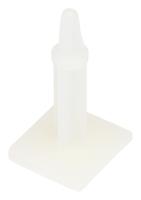 304-143 25.4mm High Nylon 66 PCB Support for 4mm PCB Hole, 17.8 x 17.8mm Base