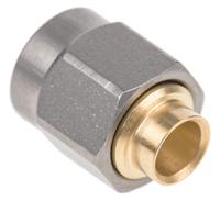 r125055002w Radiall, Plug Cable Mount SMA Connector, 50Ω, Crimp Termination, Straight Body