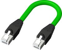 283-4991 RS PRO, 10m Cat5e, Green RJ45 to Male RJ45 Female