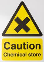 146-392 RS PRO Self-Adhesive Biological Hazard Hazard Warning Sign (English)