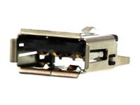 105057-0001 Molex Straight, Through Hole, Socket- Single Port Type A 2.0 USB Connector
