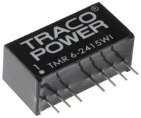 tmr-6-2415wi TRACOPOWER TMR 6WI DC-DC Converter, 24V dc/ 250mA Output, 18 → 36 V dc Input, 6W, Through Hole, +65°C Max Temp