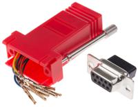 314-8111 RS PRO D Sub Adapter Female 9 Way D-Sub to Female RJ45