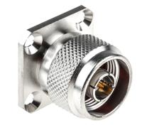 r161441000w Radiall, Plug Panel Mount N Connector, 50Ω, Solder Termination, Straight Body