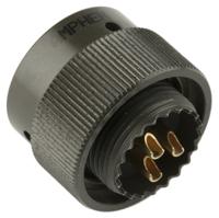 62gb-56t12-03sn Amphenol Limited, 62GB 3 Way Cable Mount MIL Spec Circular Connector PlugOlive, Socket Contacts,Shell Size 12, Bayonet