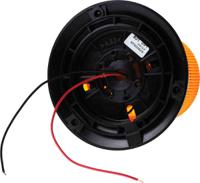 907-6025 RS PRO Amber Flashing Beacon, 10 → 30 V dc, Surface Mount, Wall Mount, LED Bulb, IP56