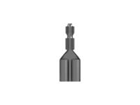 60413-1 TE Connectivity FASTIN-FASTON 250 Black Uninsulated Receptacle Spade Connector, Quick Disconnect Receptacle, 6.35 x
