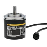 e6f-ag5c-c-360-2m Omron E6F Series Absolute Absolute Encoder, 360 ppr, NPN Open Collector Signal, Solid Type, 10mm Shaft