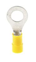 613-9283 RS PRO Insulated Ring Terminal, M8 Stud Size, 4mm² to 6mm² Wire Size, Yellow