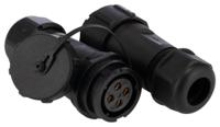 304-457 RS PRO Circular Connector, 4 Contacts, In-Line Cable Mount, SY21 Connector, Plug, Socket, Male/Female, IP68, SY21 Series