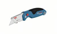 1600a016bl Bosch Professional Folding Knife Snap-off Blade Folding Knife, 124mm Closed Length, 137g