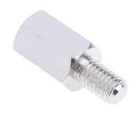 806-6663 RS PRO Standoff, M6 x M6 Thread, 15mm Body, Steel, Male/Female, 10mm Stud