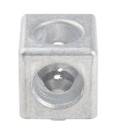 767-5718 RS PRO Cube Connector, Connecting Component, Strut Profile 40 mm, Groove Size 8mm