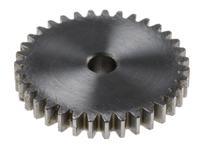 878-7910 RS PRO Steel 35 Teeth Spur Gear, 1 Module, 6mm Bore Diam, 35mm Pitch Diam, 14mm Hub Diam