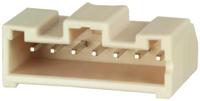 df1e-7p-25ds35 Hirose DF1E Series Right Angle Through Hole PCB Header, 7 Contact(s), 2.5 mm Pitch, 1 Row, Shrouded