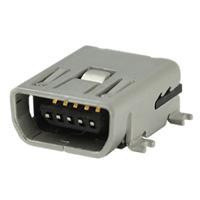 uj2-mabh-1-smt-tr Same Sky Horizontal, SMT Type Mini AB Type 2 USB Connector