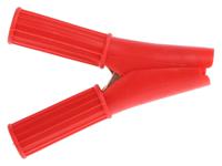 bu-46a-2l Mueller Electric Crocodile Clip, Copper-Plated Steel Contact, 50A, Red