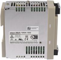 s8vs-12024 Omron S8VS Switched Mode DIN Rail Power Supply, 85 → 264V ac ac Input, 24V dc dc Output, 5A Output, 120W