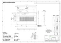 nhd-0420dzw-ay5 NEWHAVEN DISPLAY INTERNATIONAL Yellow OLED Display Serial/Parallel Interface