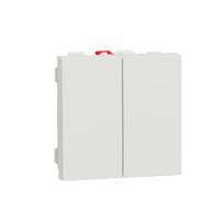 nu321318f Schneider Electric White Rocker Switch, 2 Way, NU3