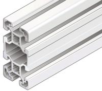 38429931302000 Bosch Rexroth Silver Aluminium Profile Strut, 40 x 80 mm, 10mm Groove, 2000mm Length