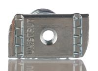 p-1007-m8 Unistrut Channel Nut, M8, Nut Base Dimensions 41 x 41mm, Steel, 0.32kg