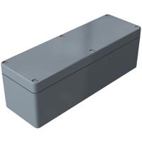 020823080 Rose Polyester Standard Series Grey Glass Fibre Reinforced Polyester Enclosure, IP66, IK08, Grey Lid, 230 x 75 x 75.5mm