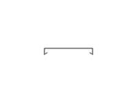 1set411203r0000 PVC Cable Trunking Accessory, 60 x 9.1mm