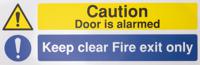 146-379 RS PRO Self-Adhesive Fire Safety Hazard Warning Sign (English)