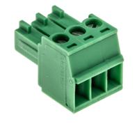 1840379 Phoenix Contact, 3.5mm Pitch, MC 1.5/ 3-ST-3.5, 3 Way, , Pluggable Terminal Block, Plug, Cable Mount, Screw